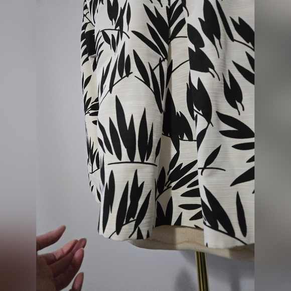 PINK TARTAN Black And White Tropical Cotton Blazer.size 8 - Picture 7 of 13